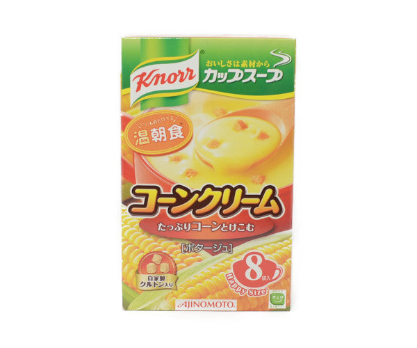 8袋入[AJINOMOTO　CREAM　味の素　CUP　CORN　クノールカップスープ　SOUP　–　コーンクリーム　8PC]　Dainobu-Plus+