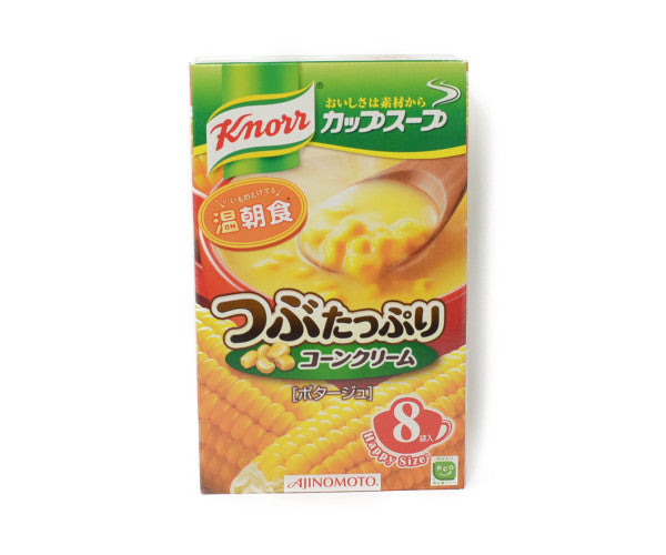 SOUP　GRAIN　味の素　クノールカップスープ　8袋入[AJINOMOTO　CUP　つぶたっぷりコーンクリーム　ポタージュ　–　CORN　8PC]　Dainobu-Plus+