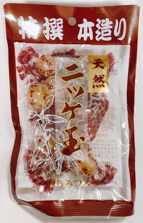 入江製菓　天然ニッケ玉　はちみつ入り　１００ｇ<br>Irie confectionery natural nickel ball honey 100g