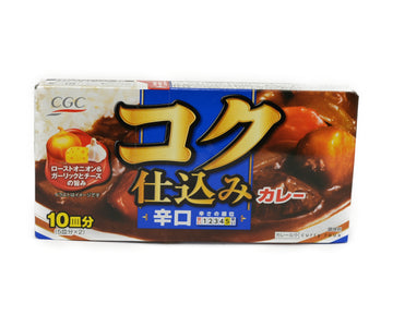 ＣＧＣ コク仕込みカレー 辛口 10皿分<br>CGC CURRY SPICY 10 SERVINGS