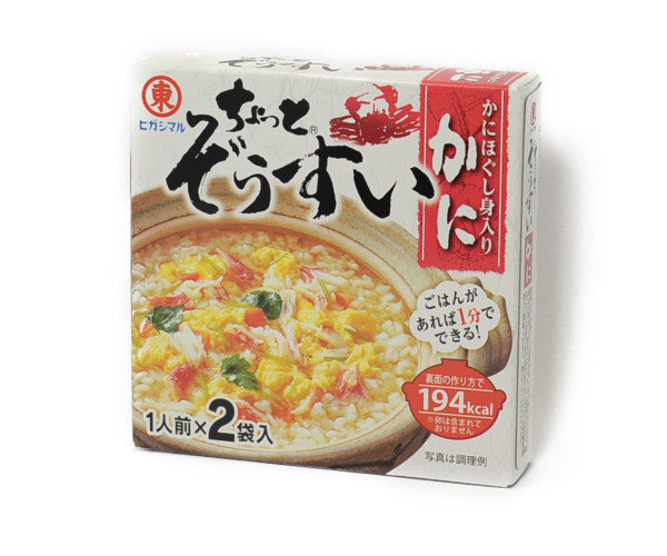 CHOTTO　9.5GX2]　–　ZOSUI　ヒガシマル醤油　Dainobu-Plus+　10g×2P[HIGASHIMARU　ちょっと雑炊　かに　CRAB