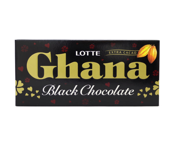 ロッテ ガーナブラックチョコレート 50g<br>LOTTE GHANA BLACK CHOCOLATE 50g